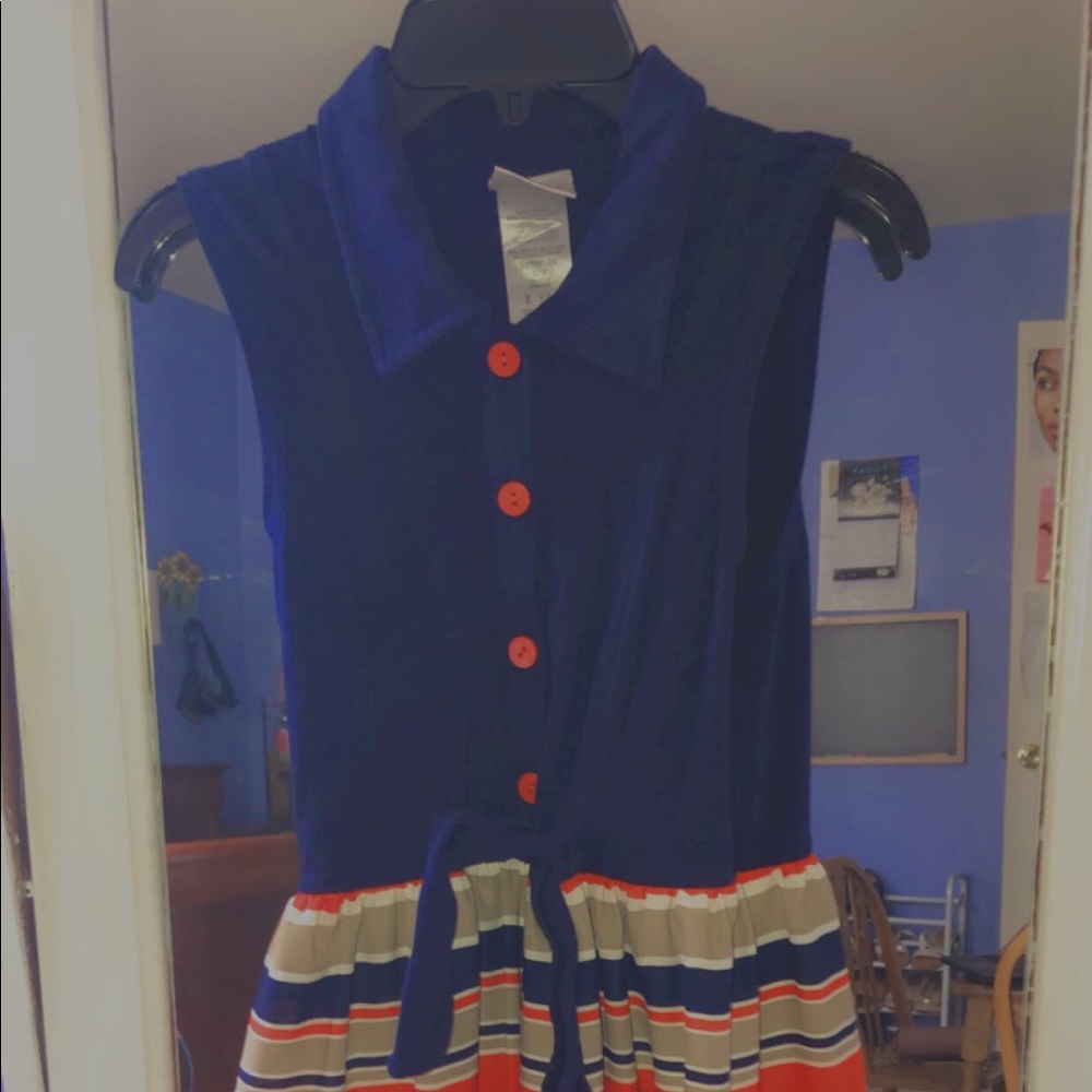 Girls Blue Dress (Size 14)